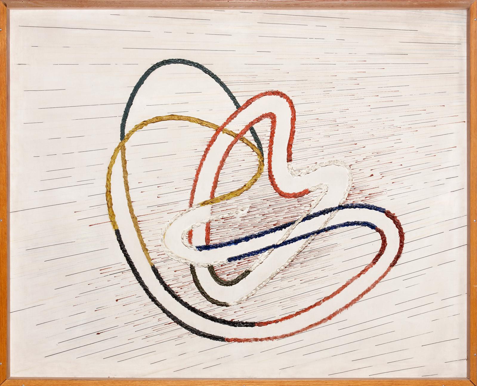 László Moholy-Nagy (1895-1946), CH 7, 1939, huile sur toile, 107 x 130 cm.