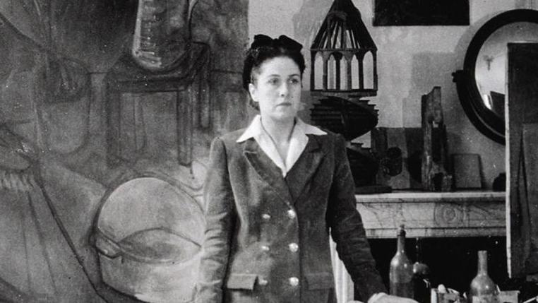 Brassaï (1899-1984), Dora Maar dans son atelier rue de Savoie, 1943, épreuve gélatino-argentique,... Dora Maar, la femme cachée