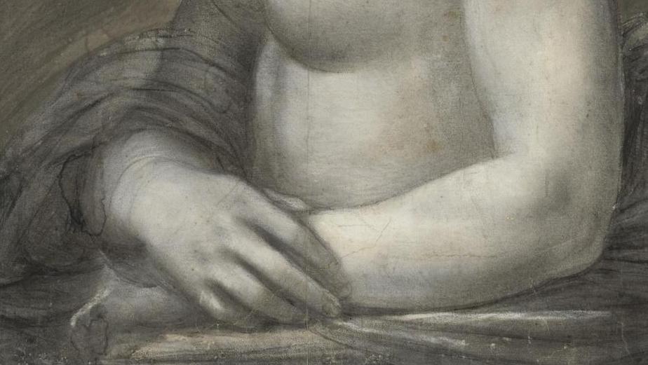 Léonard de Vinci (?), Vénus ?, dite la Joconde nue, carboncino et blanc de plomb... Au château de Chantilly, La Joconde nue à l’épreuve de la science