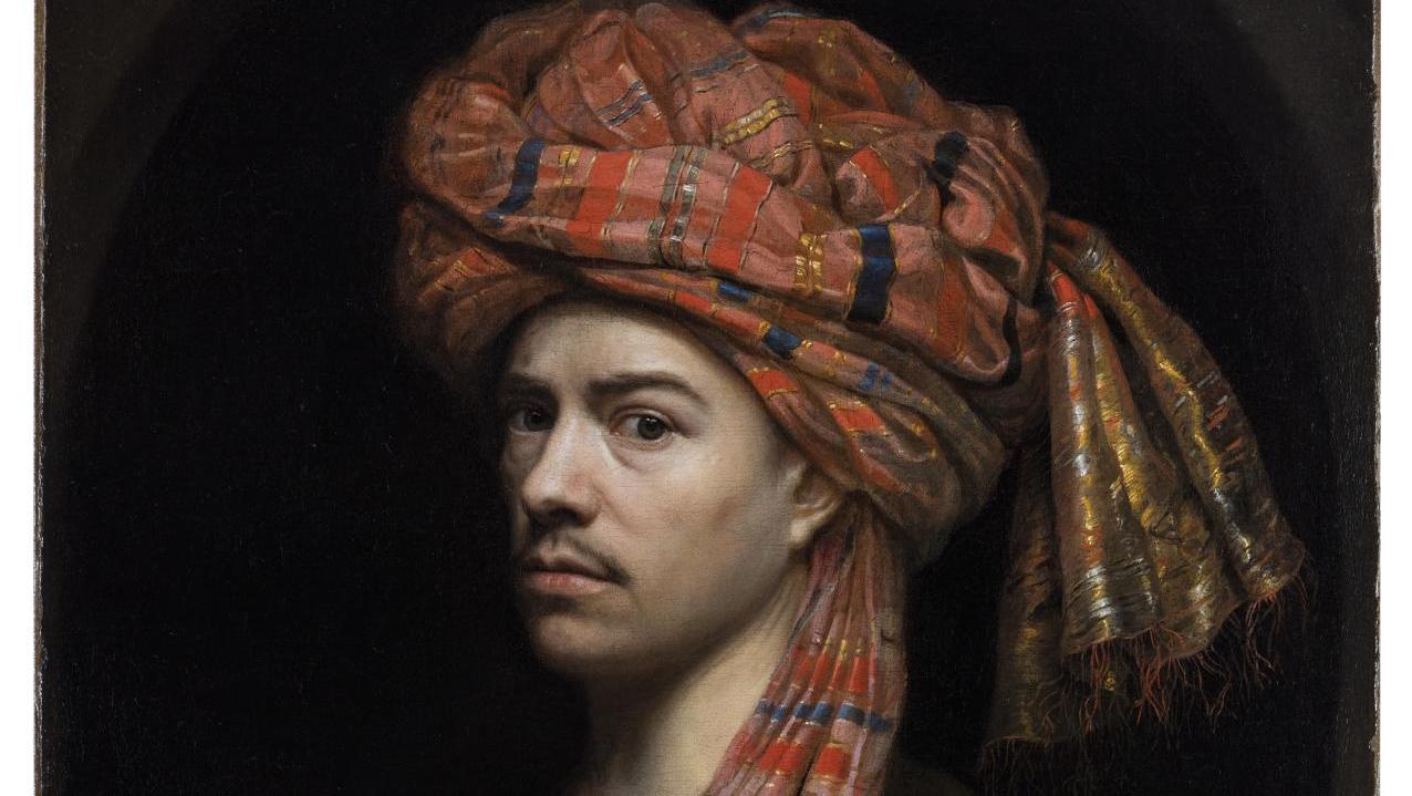 Wallerant Vaillant (1623-1677), Autoportrait au turban, huile sur toile, 74 x 59,5 cm.... Les 30 glorieuses de Tefaf Maastricht