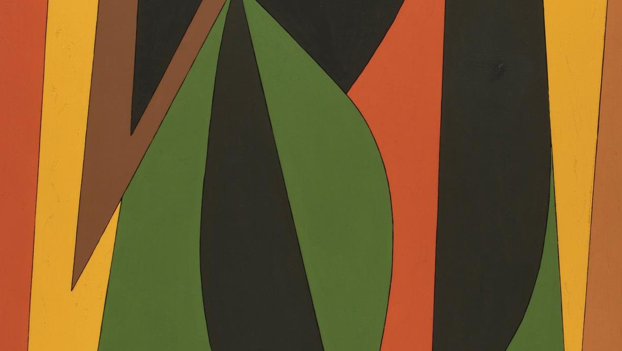 Victor Vasarely (1906-1997), Dorog, 1963-1990, acrylique sur toile, 61 x 50 cm. Estimation... Vasarely, hors cinétisme