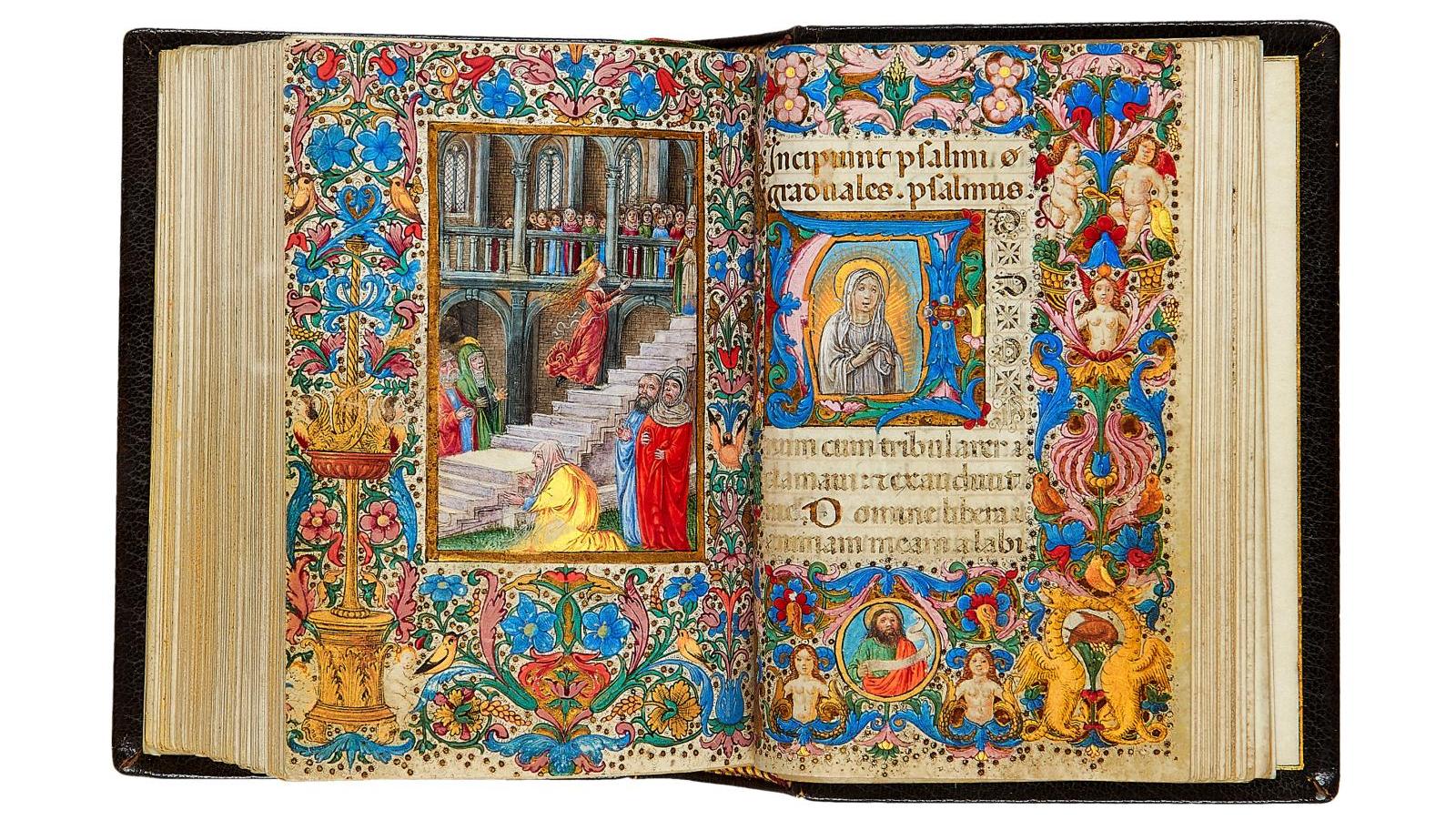 The Hours of Isabella d’Este, Rite of Rome, in Latin, c. 1490. opulently illuminated... ﻿Isabelle d'Este's Book of Hours