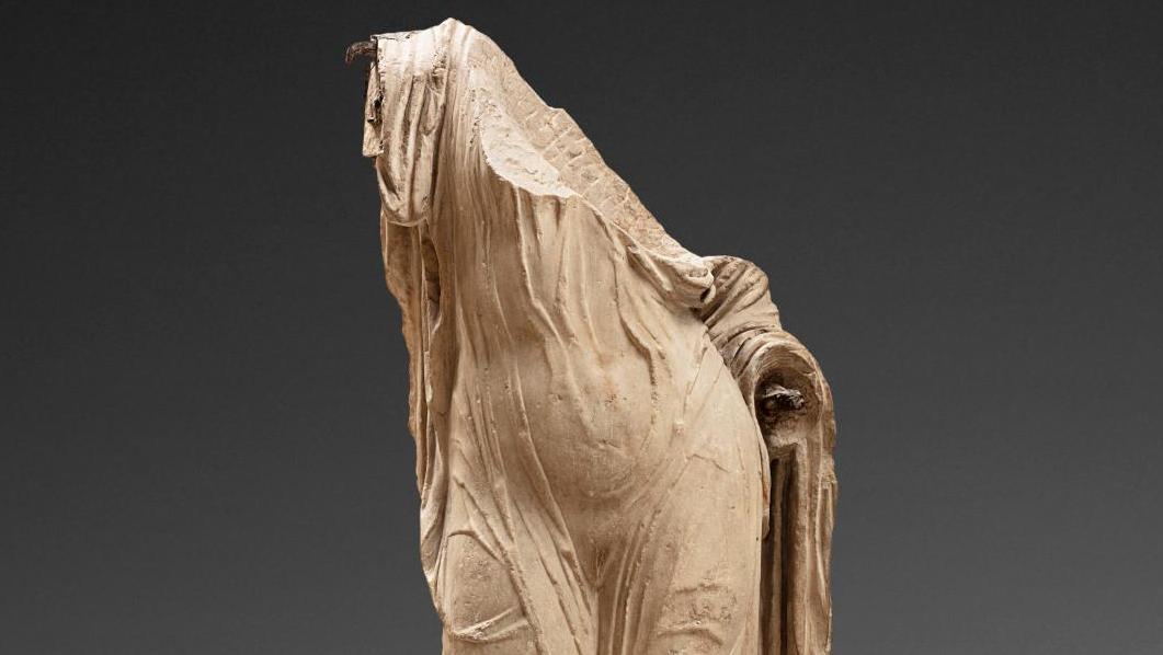 Art romain, Ier siècle. Vénus Génitrix, réplique d’un original grec (vers 430-420 av. J.-C.),... Divine déesse