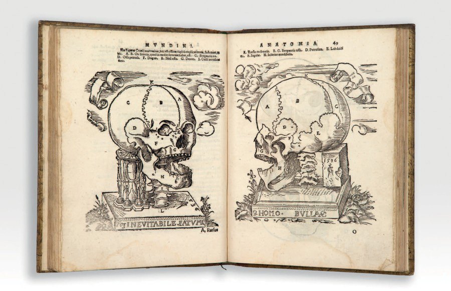35 560 €Johannes Dryander (1500-1560), Anatomiae, hoc est, corporis humani […], Marbourg, Eucharius Cervicornus, 1537, in-4°.Drouot, 1er juin 2016. Bi