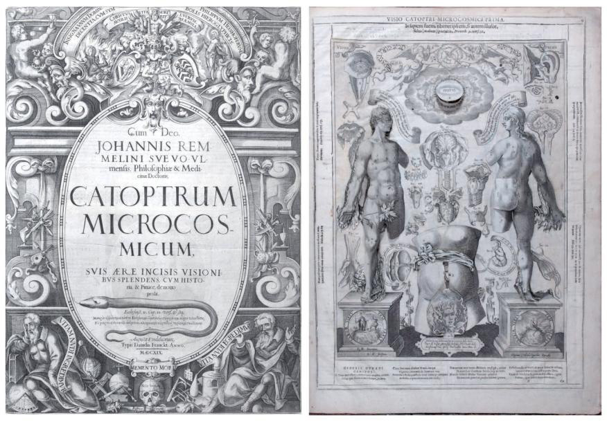 11 250 €Johann Remmelin (1583-1632), Catoptrum microcosmicum […], Augustae Vindelicorum (Augsbourg), Typis Davidis Francki, 1619, in-folio.Drouot, 4 o
