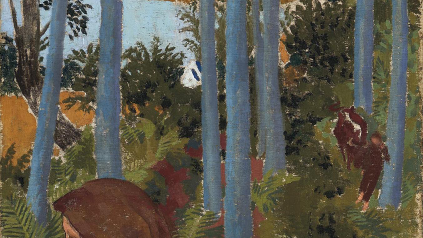Maurice Denis, Homme au capuchon dans un paysage, 1903, huile sur toile, 63,6 x 53,5 cm,... Exposer et débattre de la nature en 2017