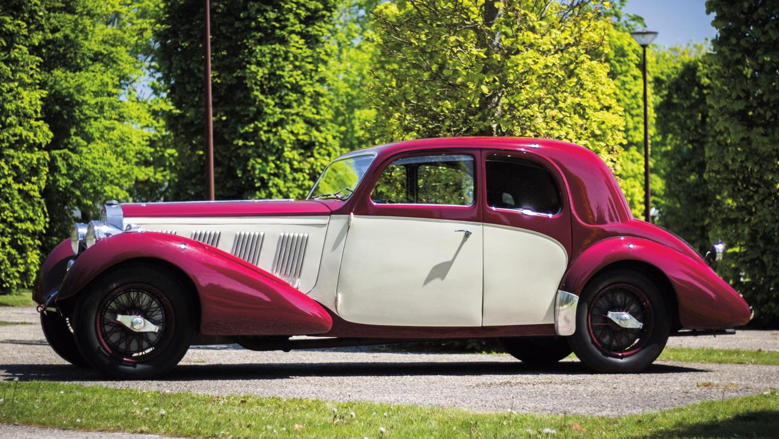 1937, Bugatti type 57, châssis n° 57443, carrosserie Graber n° 350. Estimation :... Sur la ligne de départ