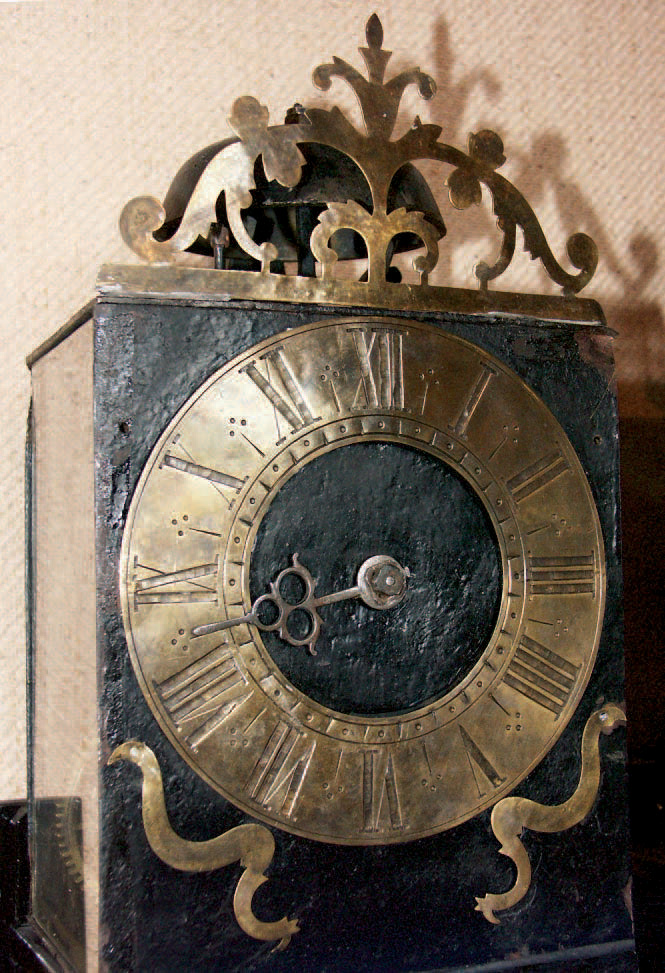 Comtoise une aiguille, 1700.Musée de l’Horlogerie Château Pertusier, 25500 Morteau.Photo M. Grégory Maugain.