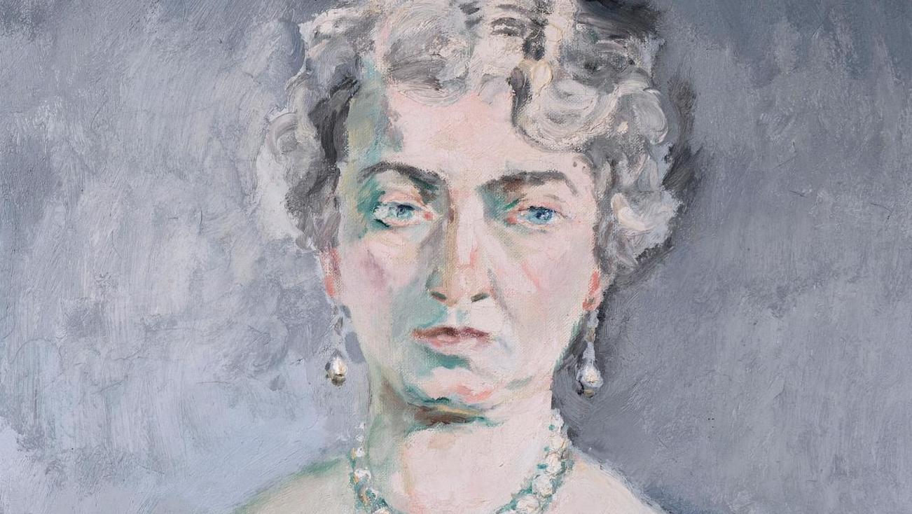 Kees Van Dongen (1877-1968), Portrait de madame Mannheimer, 1929, huile sur toile,... Van Dongen, Buffet, Mouille…