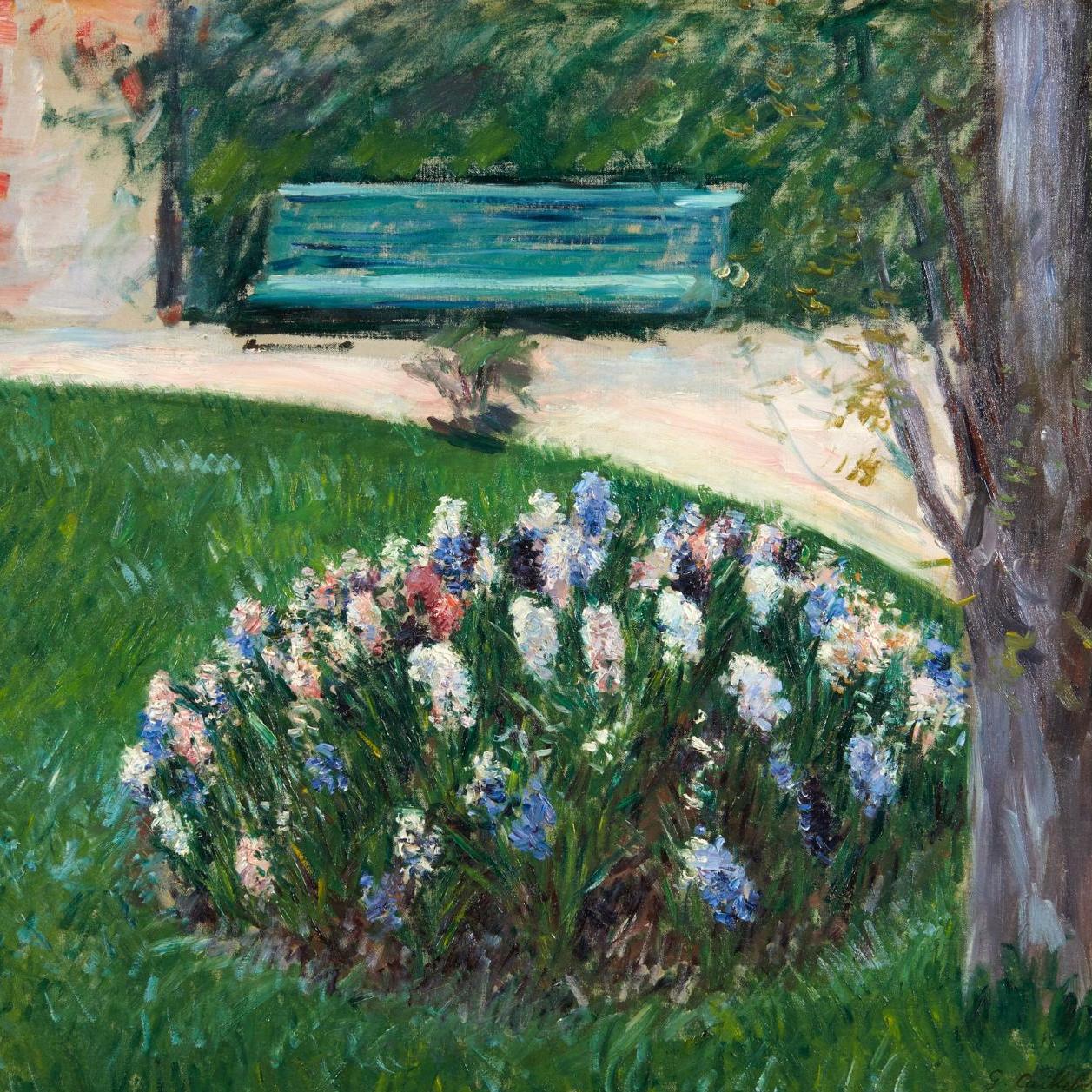 Gustave Caillebotte en son jardin