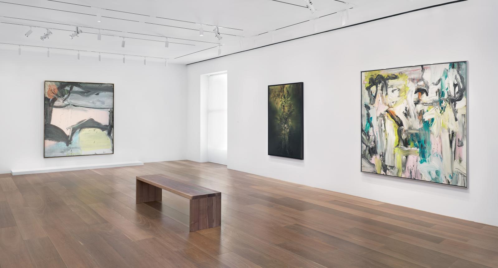 Exposition Willem de Kooning - Zao Wou-ki, à la Lévy Gorvy Gallery, New York. 