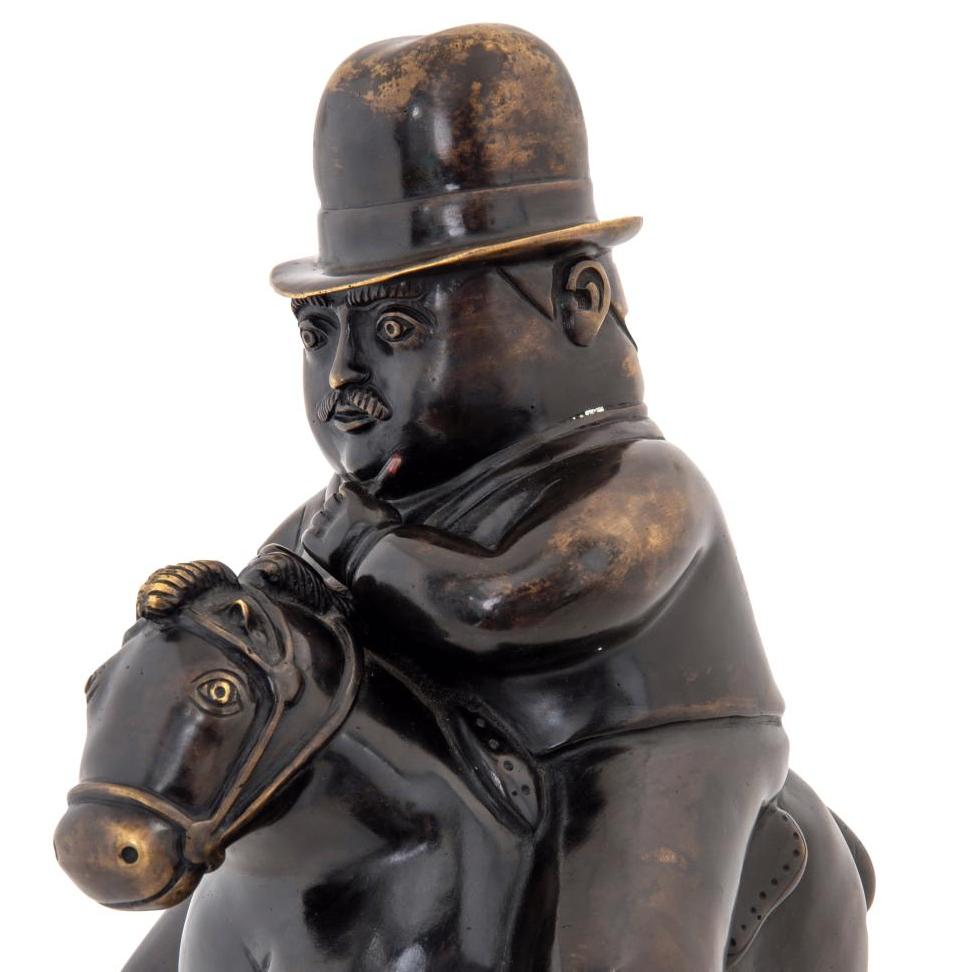 Le bronze équestre selon Botero