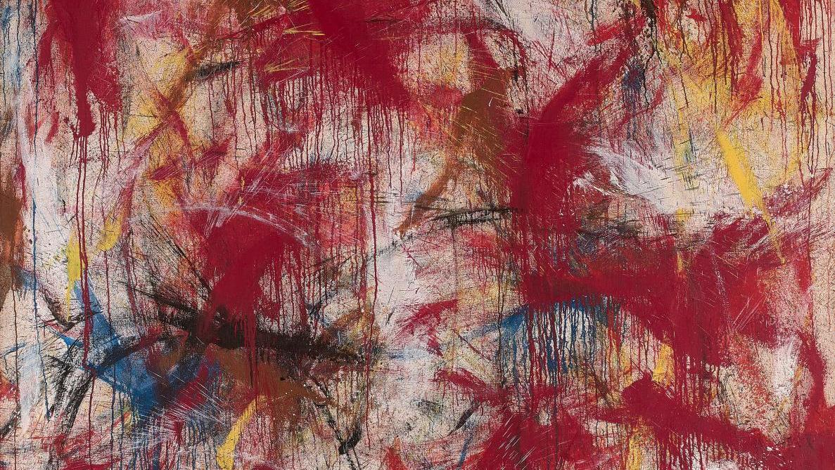 Norman Bluhm (1921-1999), "Firecracker", 1958, oil on canvas, 245 x 183 cm. Signed... The Golden Age of Norman Bluhm