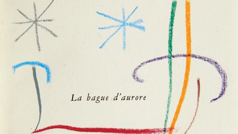 René Crevel (1900-1935), La Bague d’aurore, 1957. Édition originale illustrée de... Les mille sortilèges de Jean-Paul Kahn