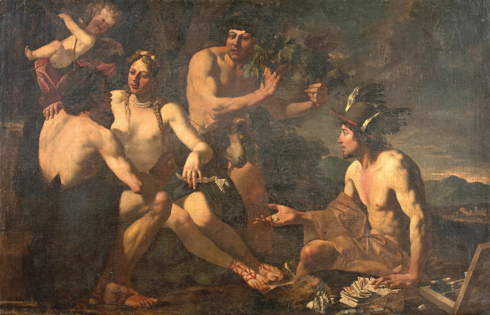 A Caravaggesque Meeting of Friends