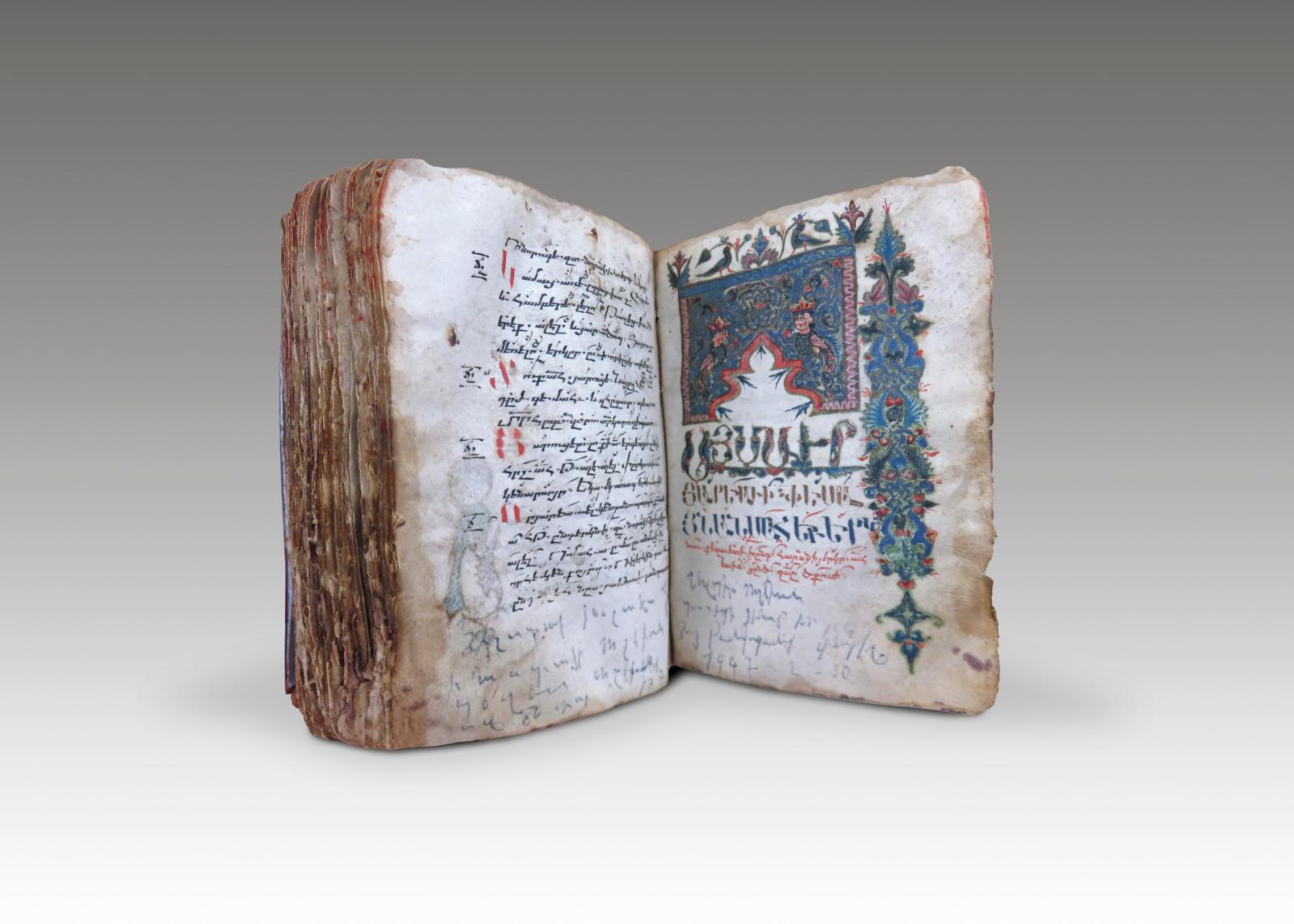 Livres sacrés et enluminés de l’ancienne Arménie