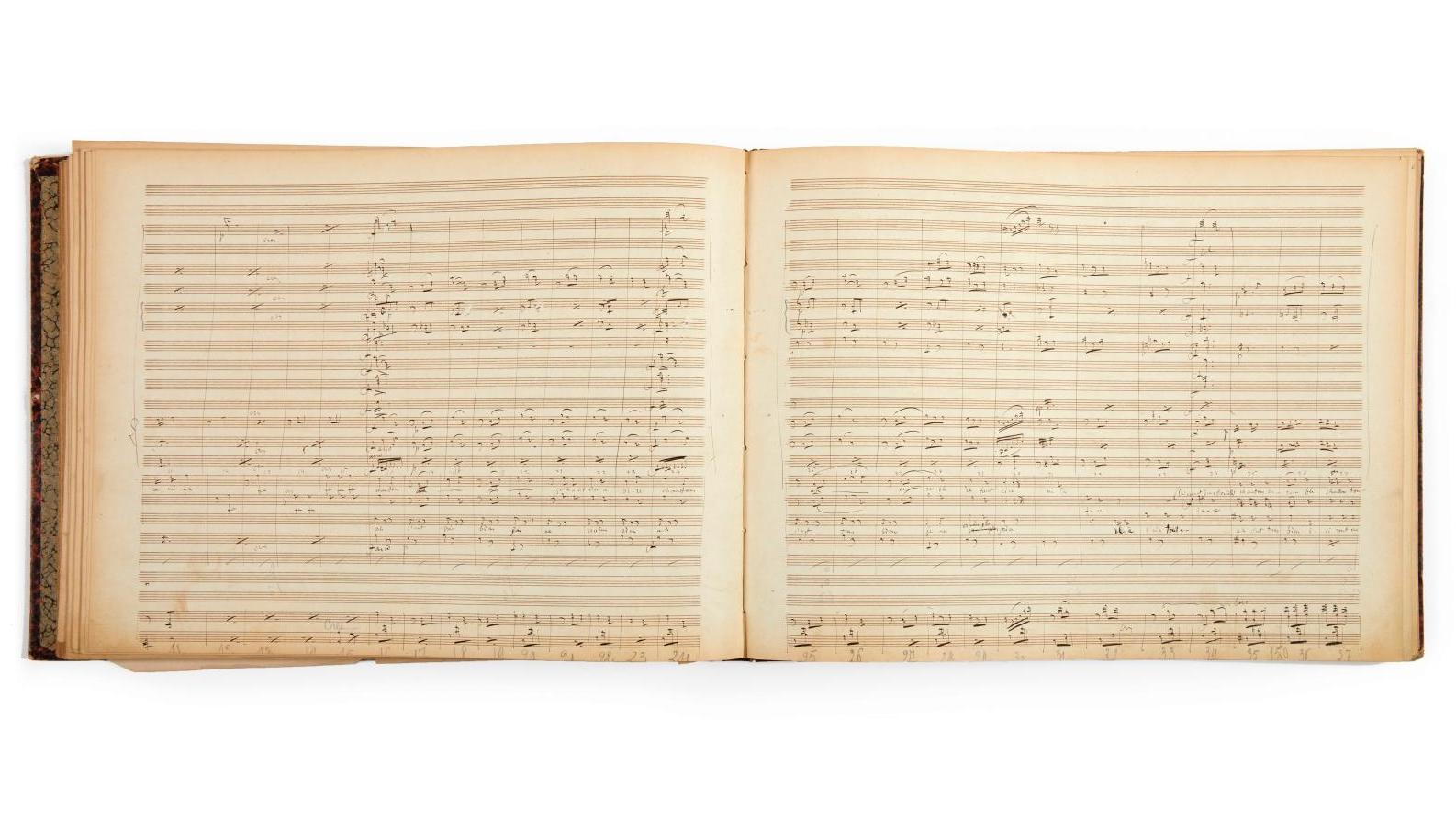 Jacques Offenbach (1819-1880), volume d’autographes manuscrits comportant des numéros... Offenbach a fêté son bicentenaire en musique