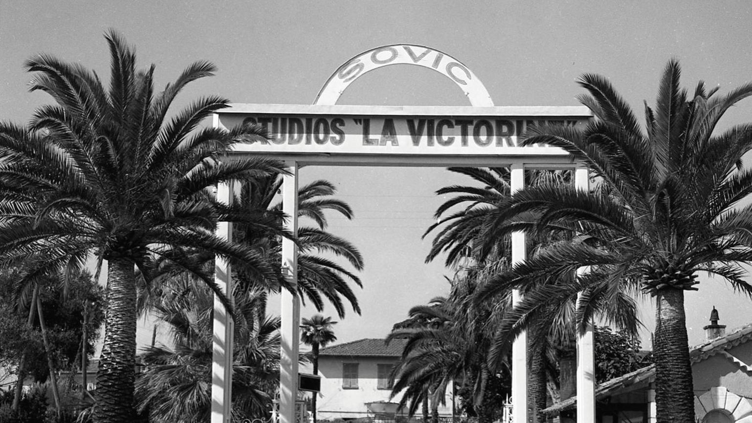 Paul Louis, Studios de la Victorine, 1954. Nice fait son cinéma