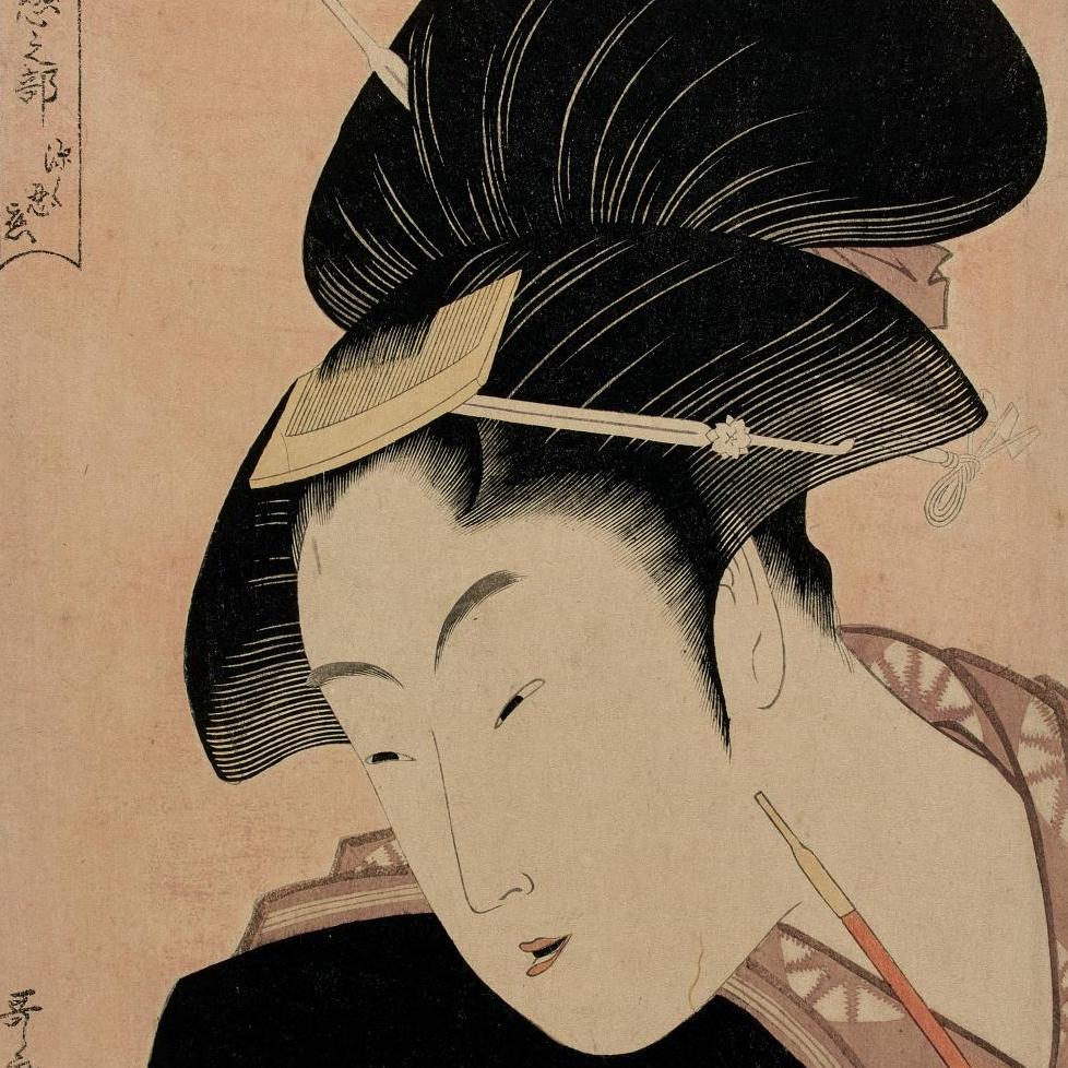 Délicat amour micacé d’Utamaro - Zoom