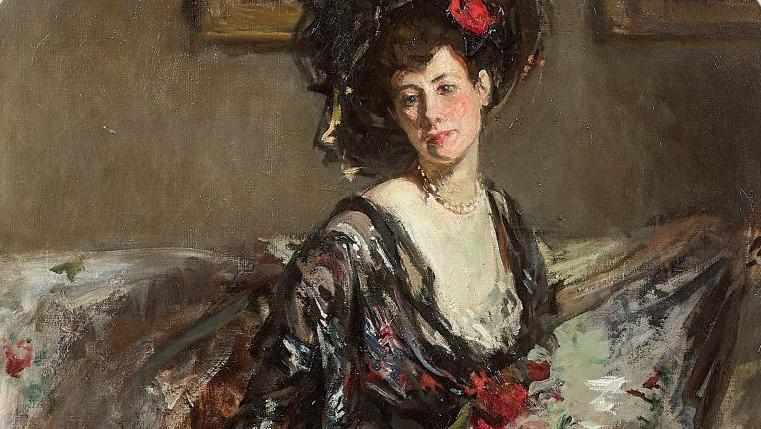 Jacques-Émile Blanche (1861-1942), Portrait de Marie de Rohan Chabot, princesse Lucien... Petits portraits entre amis
