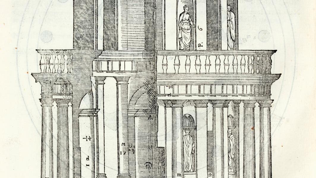 Andrea Palladio (1508-1580), I Quattro libri dell’architettura, Venise, Domenico... Palladio, 1570