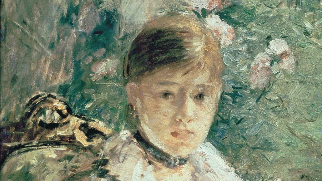 Berthe Morisot (1841-1895), Été (Jeune femme près d’une fenêtre), 1879, huile sur... Musée d'Orsay : Berthe Morisot, de l’ombre à la lumière 