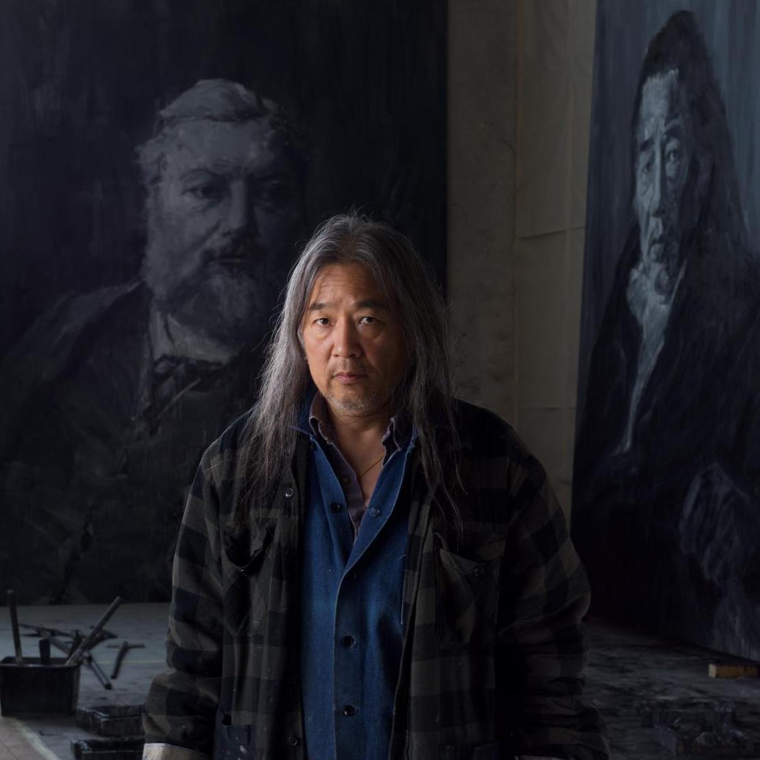 Yan Pei-Ming in Courbet’s Studio