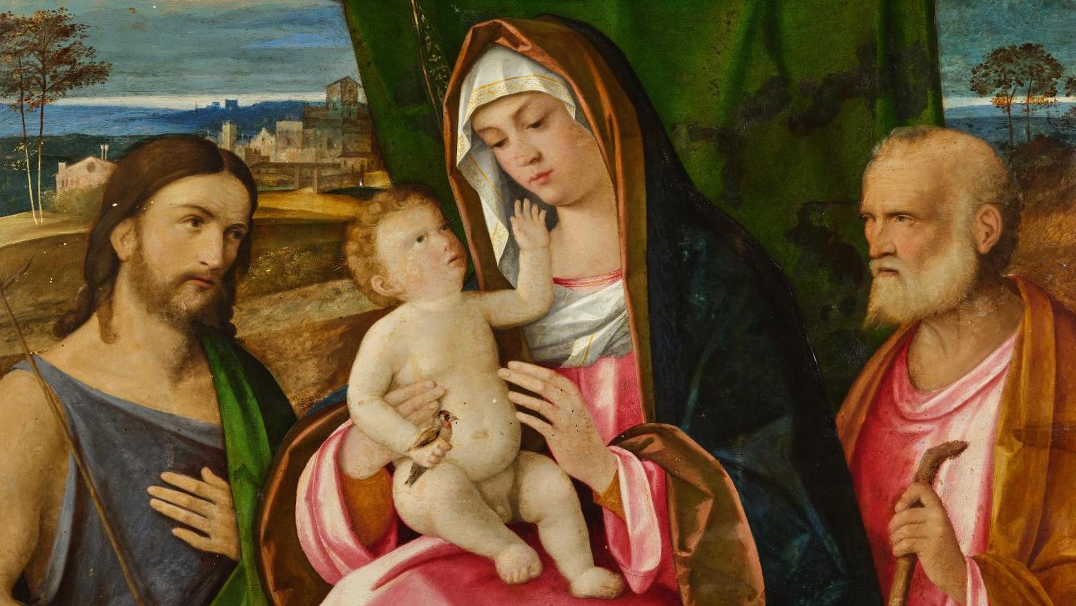 Pietro degli Ingannati (documenté à Venise entre 1529 et 1547), La Vierge à l’Enfant... Douceur primitive dans la Sérénissime