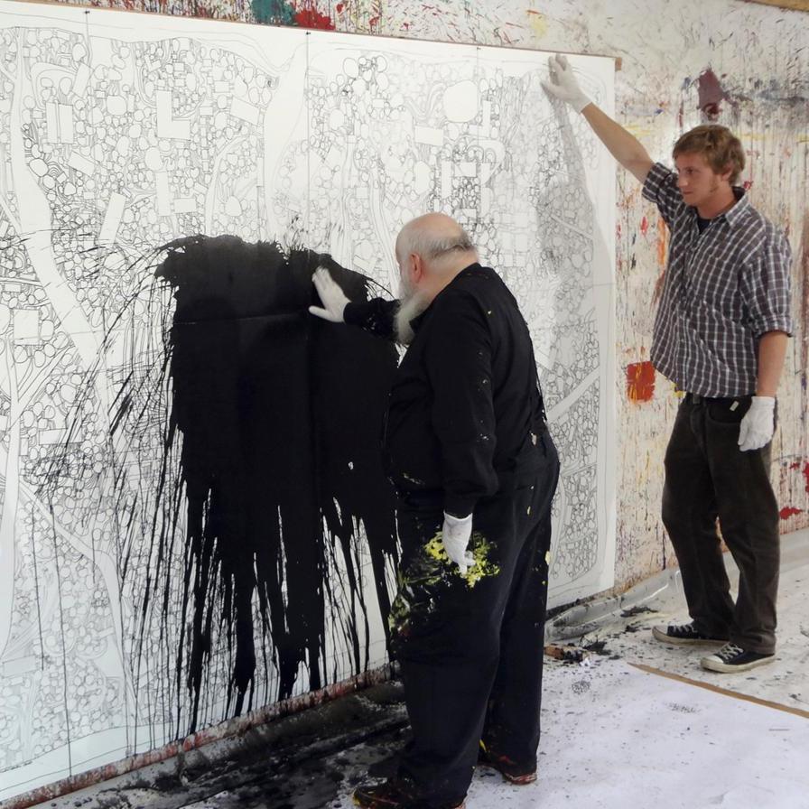 Hermann Nitsch est un monument - Atelier d'artiste