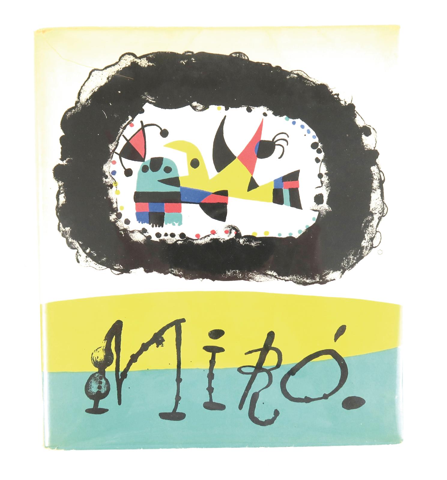 Une grande composition originale à l’encre et aquarelle de Joan Miró (1893-1983), accompagnée d’un envoi autographe signé par ses soins, offre un supp