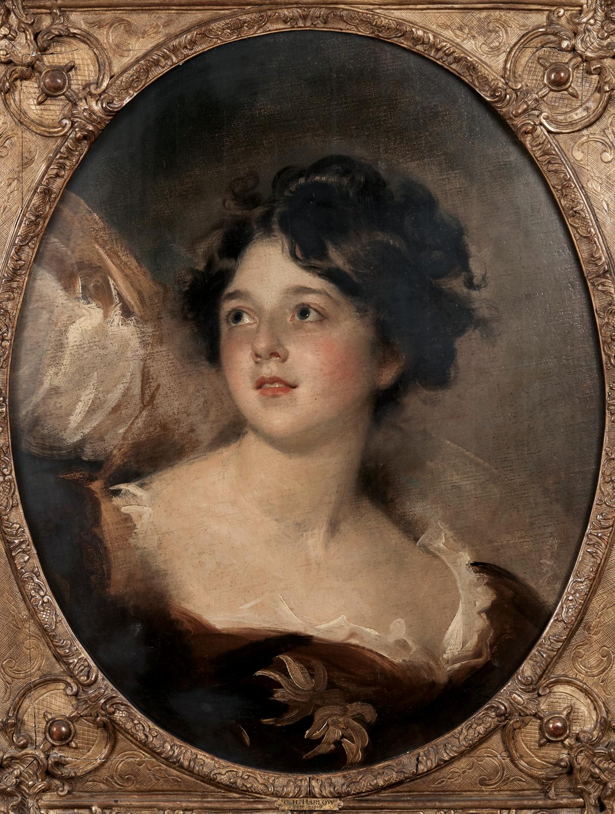 Dans le domaine des tableaux, la surprise est venue des 64 998 € portés sur ce Portrait présumé de Miss Pearce (69,5 x 54,5 cm), attribué à George Hen