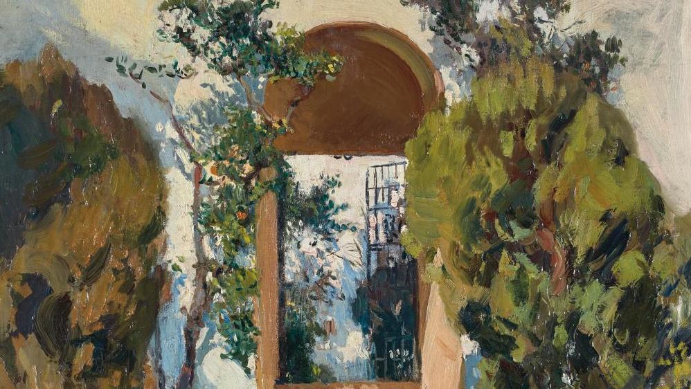 Joaquín Sorolla y Bastida (1863-1923), Escalier vers le jardin supérieur, Alcazar... Biennale Paris 2019, 31e édition : cap sur l’avenir