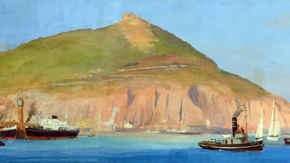 Roger Chapelet (1903-1995), Le Port d’Oran (reproduit) et Le Port d’Alger, paire... Les voyages forment la jeunesse