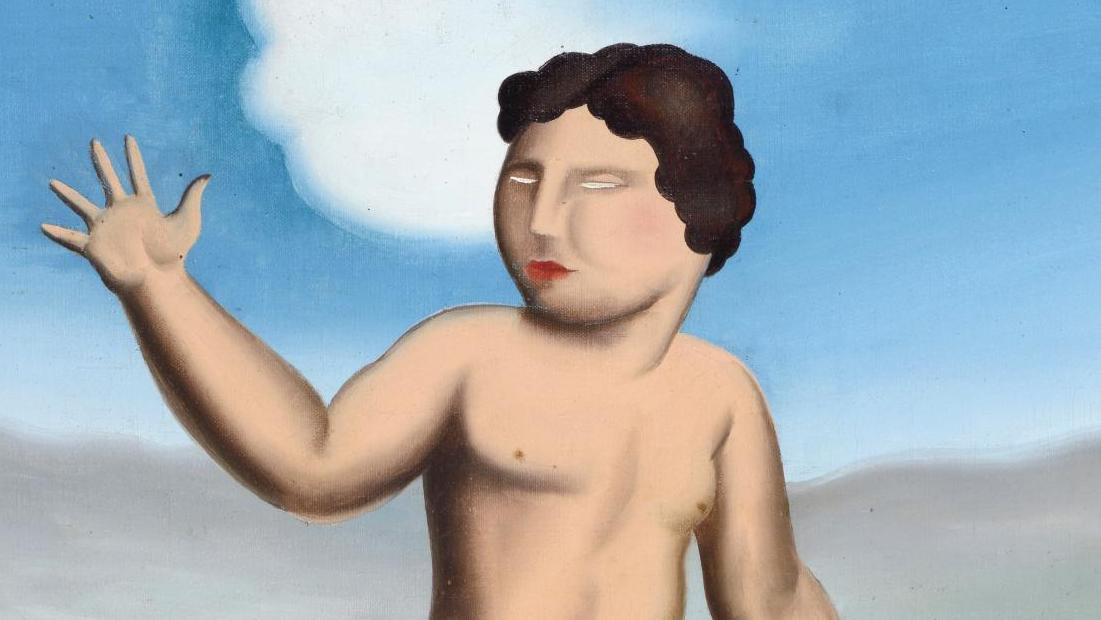 Félix Labisse (1905-1982), L’Enfant perdu, huile sur toile, 1937, 46 x 30 cm. Estimation... Collection Jef de Vlieger