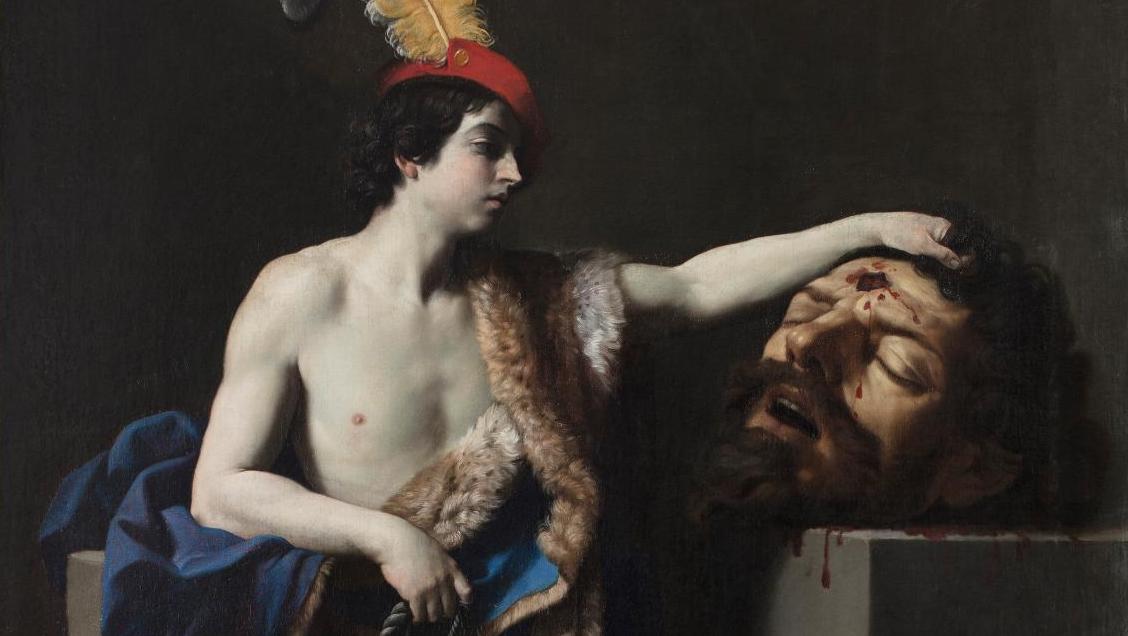 Guido Reni (d’après ?), David vainqueur de Goliath, Italie, premier quart du XVIIe siècle,... La fin du déni pour Reni