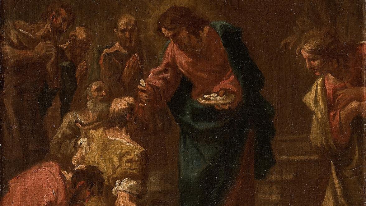 Sebastiano Ricci (1659-1734), The Communion of the Apostles, canvas, 49.5 x 37 cm.Estimate:... Sebastiano Ricci: Evidence Resurfaces