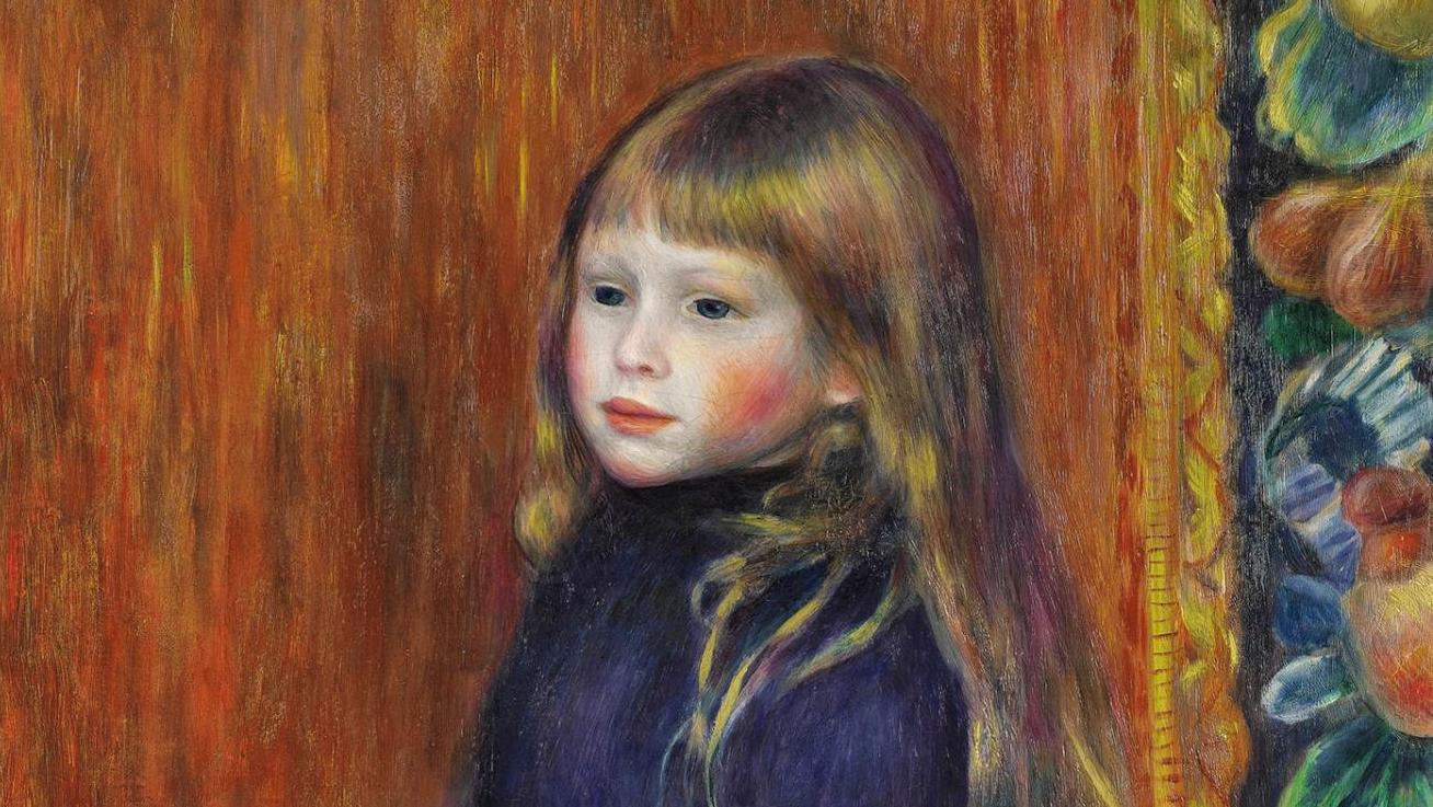 Auguste Renoir (1841-1919), Portrait d’Edmond Renoir Jr, 1889, huile sur toile, 65 x 54 cm.... Musée Bonnard : De l’impressionnisme à Bonnard et Picasso