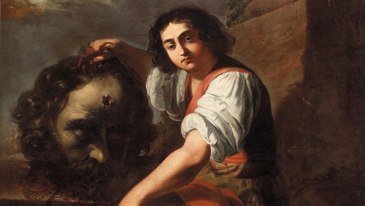 Artemisia Gentileschi (1593-1654), David with the Head of Goliath (David avec la... L’Artemisia de Giustiniani 