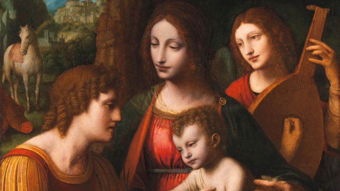 Bernardino Luini (autour de 1480-1532), Vierge à l’Enfant avec saint Georges et un... Bernardino Luini ou la beauté révélée