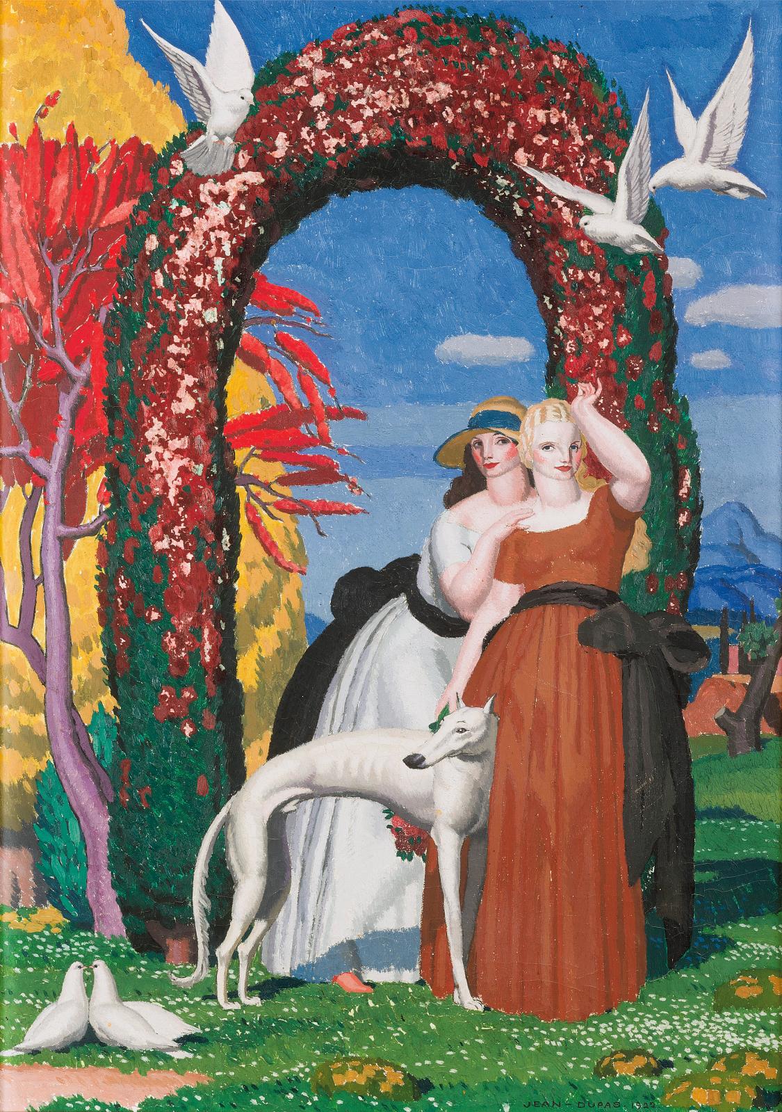 Jean Dupas (1882-1964), L’Arcade pourpre, huile sur toile, 1922, 65 x 46 cm. Adjugé : 15 990 €