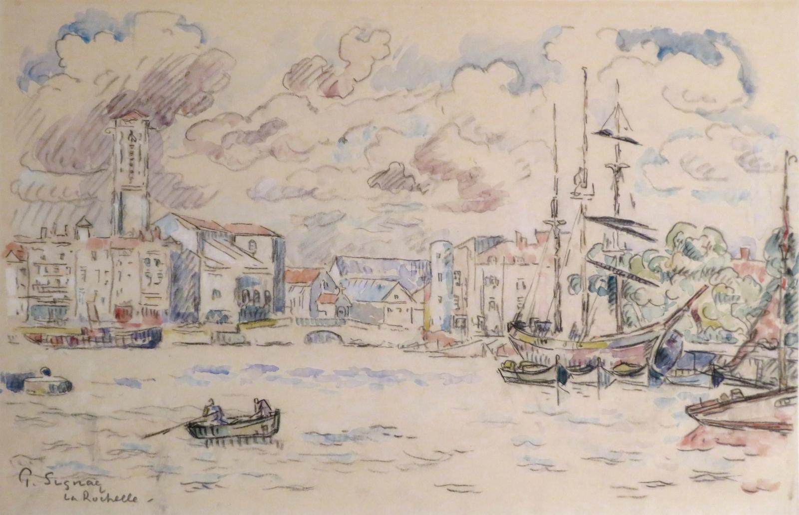 Le port de La Rochelle selon Paul Signac