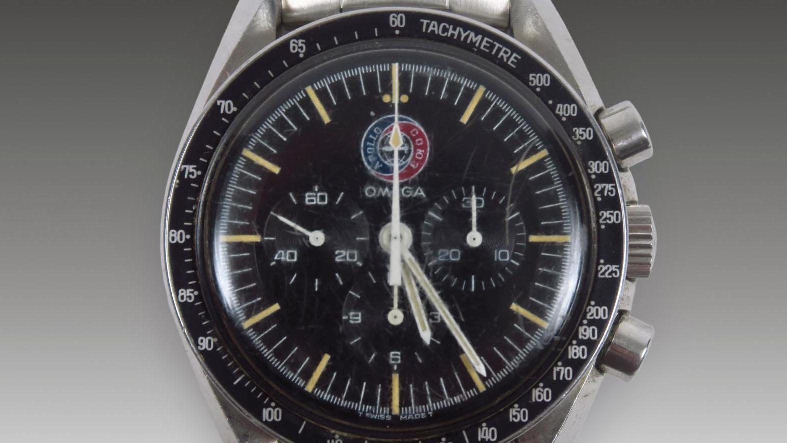 Omega Speedmaster «Apollo-Soyuz», réf. 145 022, vers 1976, chronographe, bracelet... L’odyssée de l’espace avec l’Omega «Apollo-Soyuz»