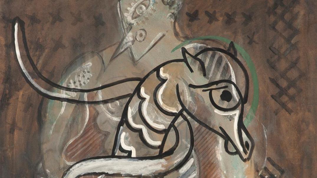Francis Picabia (1879-1953), Transparence, gouache, aquarelle et encre sur carton,... Transparences du XXe siècle