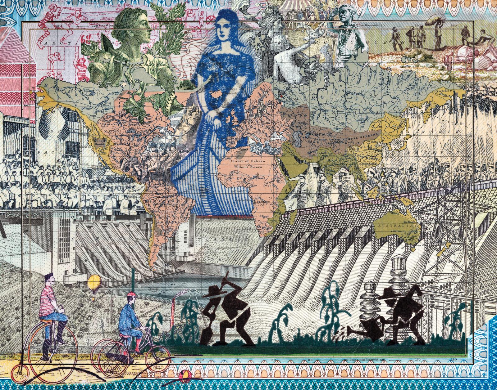 Malala Andrialavidrazana (b. 1971), Figures 1852, River Systems of the World, 2018, pigment print, 110 x 158 cm.© Malala Andrialavidrazana