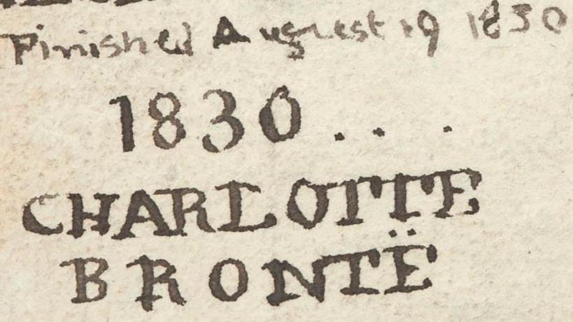 Charlotte Brontë (1816-1855), manuscrit autographe signé, Second Series of The Young... La littérature, invitée d’honneur du 5e opus Aristophil