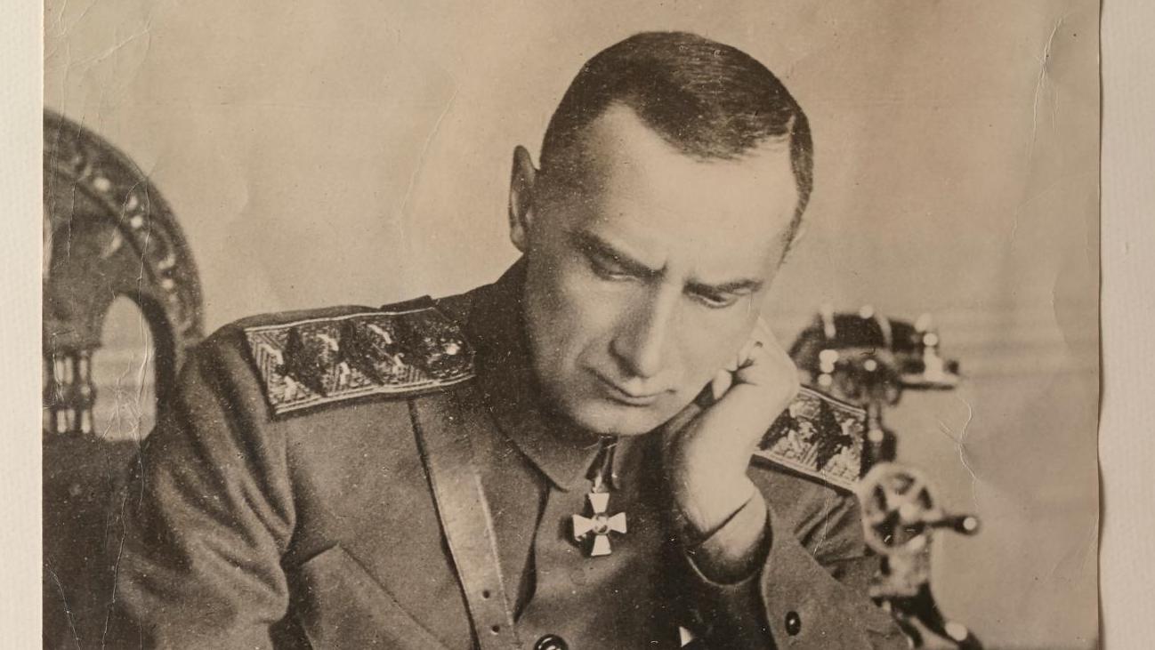 Alexandre Vassilievitch Koltchak (1874-1920), photographie de « l’amiral en chef... La tragédie de la Russie à Drouot