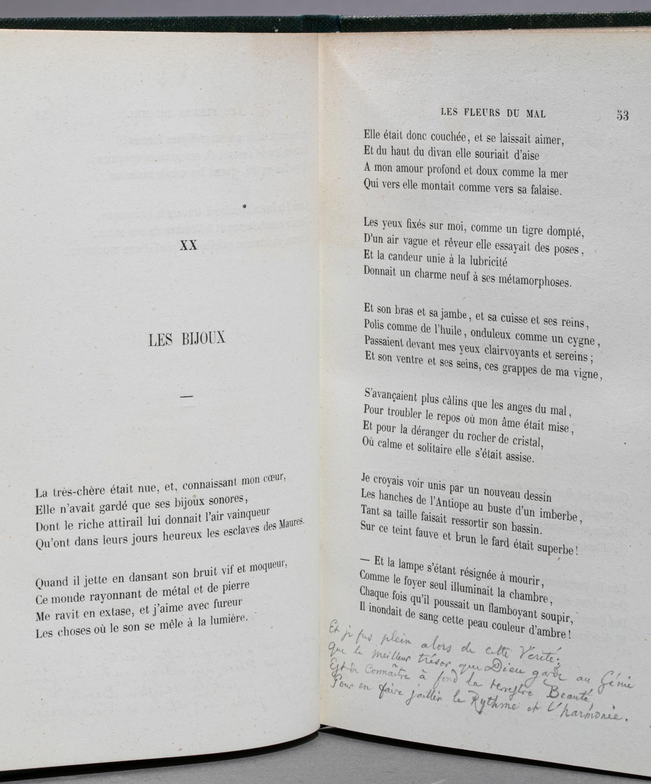 By Baudelaire's Own Hand 