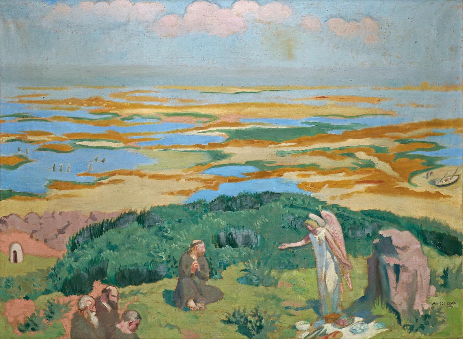 Maurice Denis (1870-1943), Miracle de saint Efflam, huile sur toile, 1929, 69 x 92 cm. Adjugé : 44 375 €