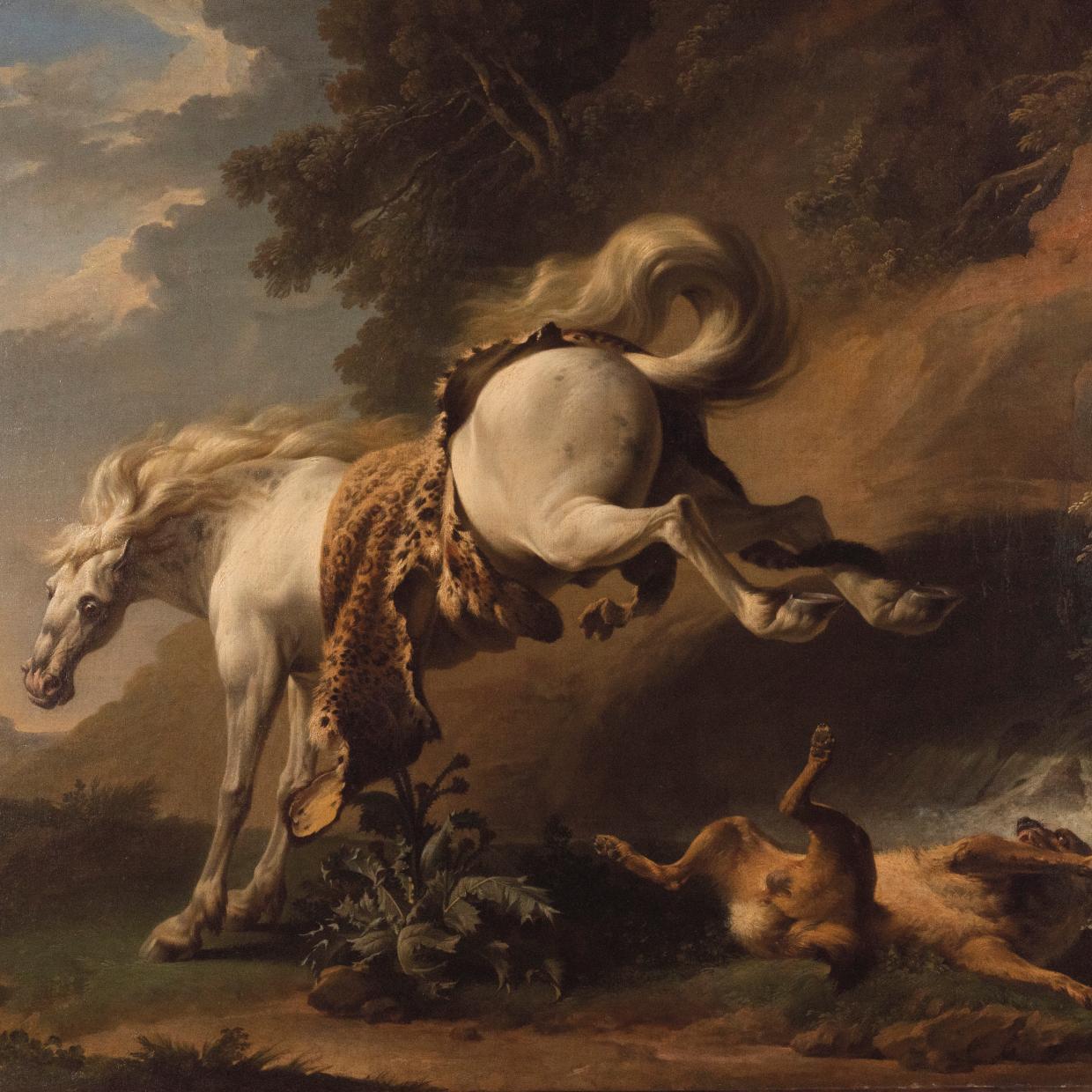 Bachelier, le cheval et le loup