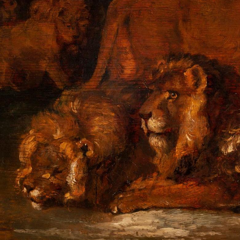 Avant Vente - Géricault dans la fosse aux lions